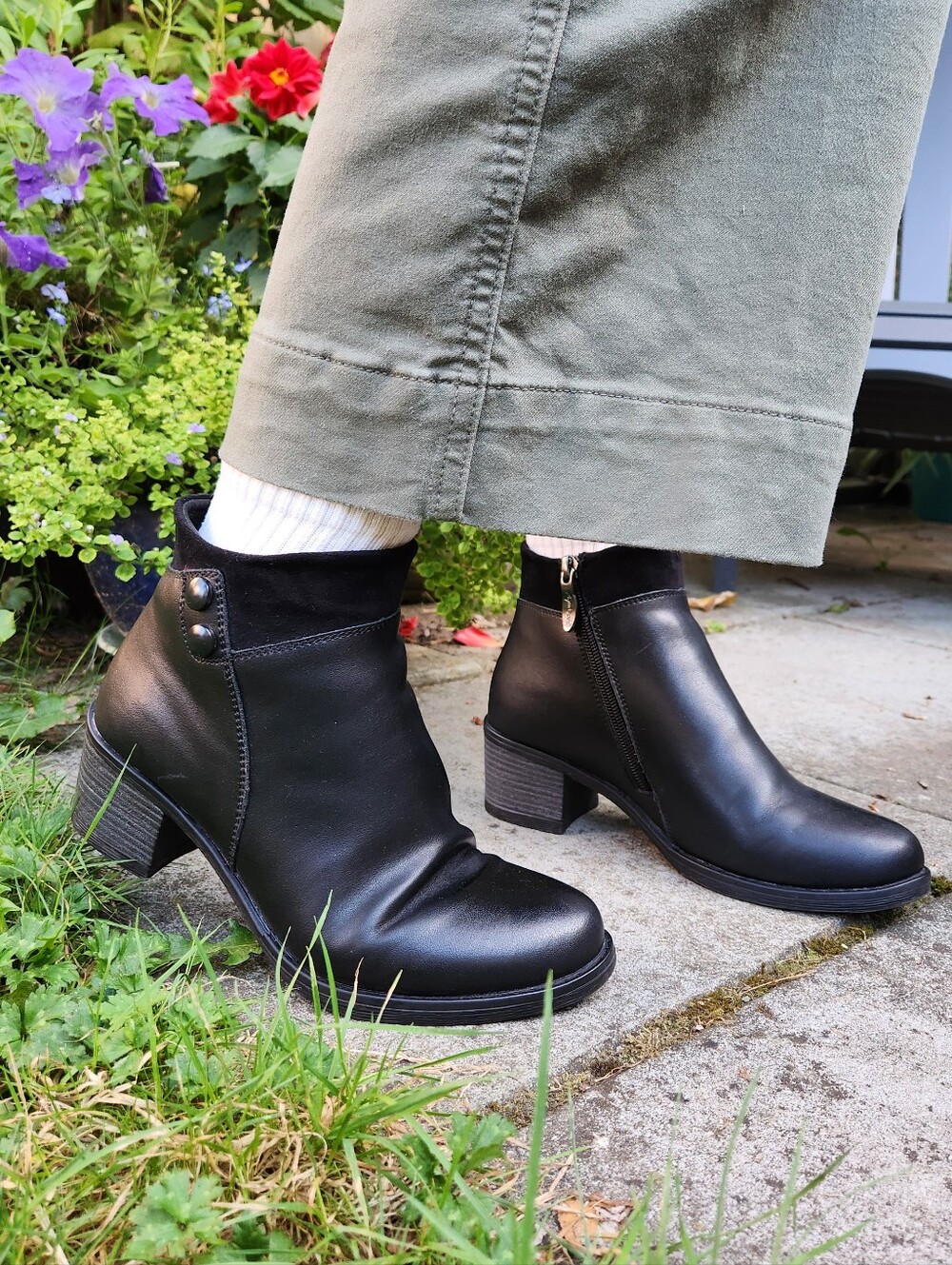 Leather And Suede Water Resistant Boots